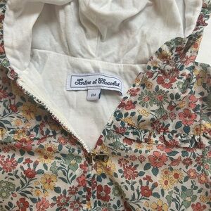 Tartine et Chocolat Floral Zip-Up Jacket